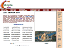 Tablet Screenshot of indiatravelhub.com